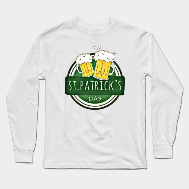 St.Patricks Day Long Sleeve T-Shirt by Pipa's design